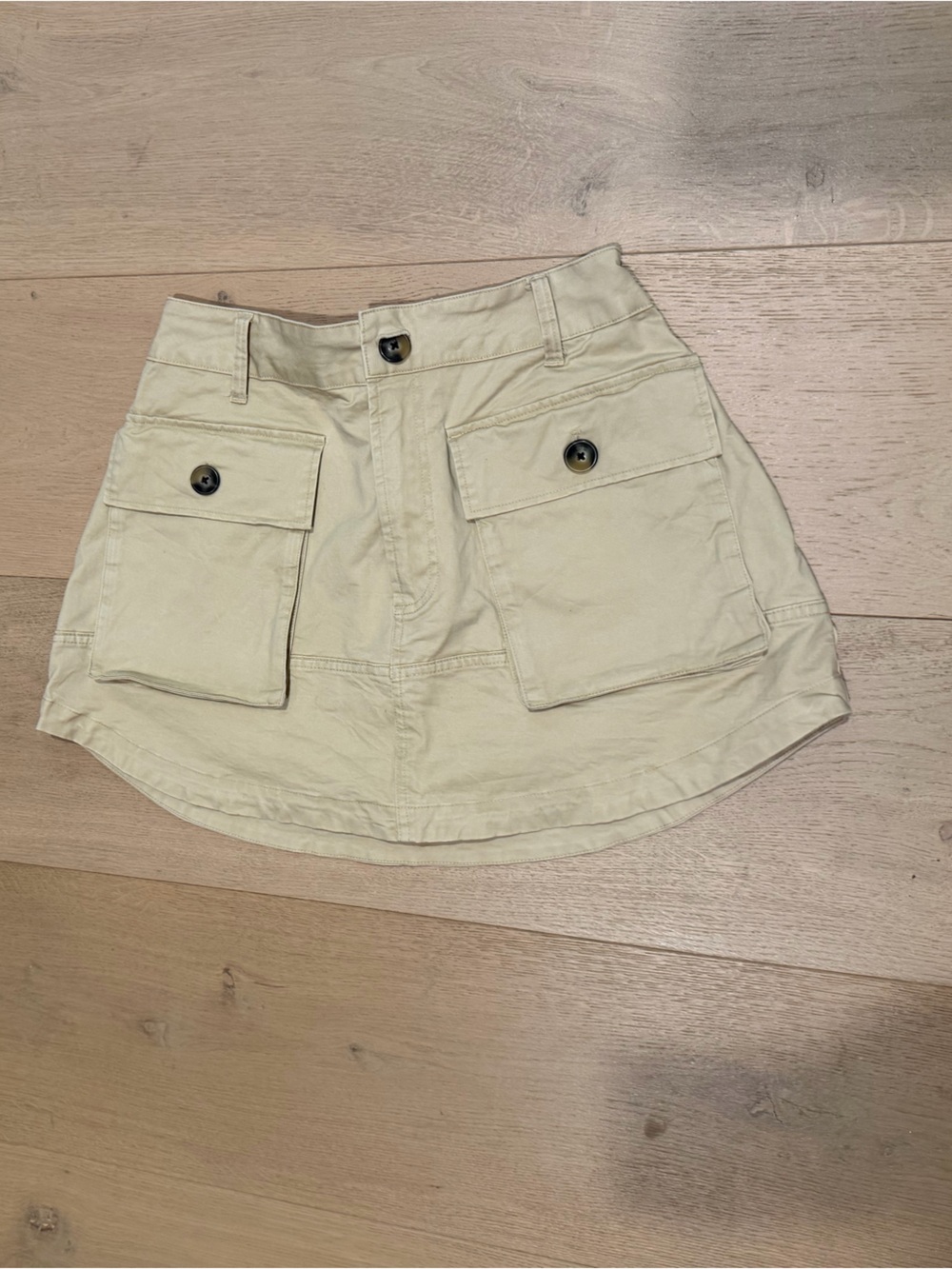 KBB Utility Cargo skirt in Light Beige